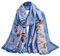 FAIRYGATE Halstuch Damen Seide Tücher 180 x 90cm Kopftuch Seidentuch Große Stola Seidenschal Elegante Schals Tuch für Frauen Satin Bandana Mädchen Moden Schal Haartuch 18033