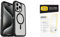 OtterBox Defender XT Clear Apple iPhone 15 Pro Max Dark Side - clear/black - ProPack with Premium Tempered Glass Protector