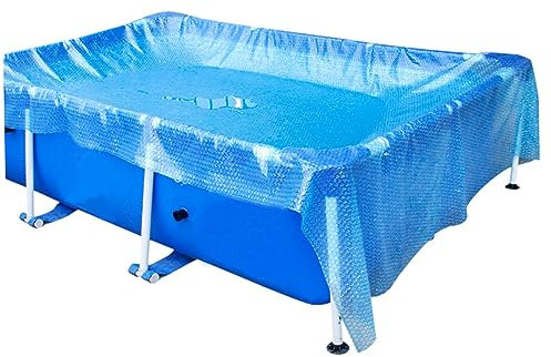 Solar Pool Cover 300 * 200cm Rectangle Solar Pool Cover Heater Uv Protection Thermal Swimming Pool Cover Hot Tub Cover for Garden Above Ground Pool