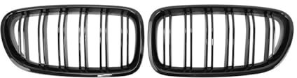 Fuicotto Auto Kühlergitter Für BM&W Für 5 Series F10 F11 F18 520 523 525 520d 530d 540i 2010-2017 Kühlergrill Auto Kühlergrill Niere Racing Grill Glanz Schwarz