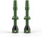 Shredr. Tubeless Ventil Set | Presta für Schlauchlos-Reifen | Superleichtes Alu, Bunt Eloxiert, Französisches Ventil | Für Normale Tubeless-Felgen (Dunkelgrün, 44mm)