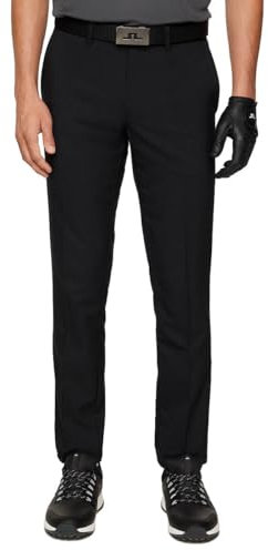 J.Lindeberg Herren Elof Pant Wasserabweisende Golfhose - Schwarz - 34/32