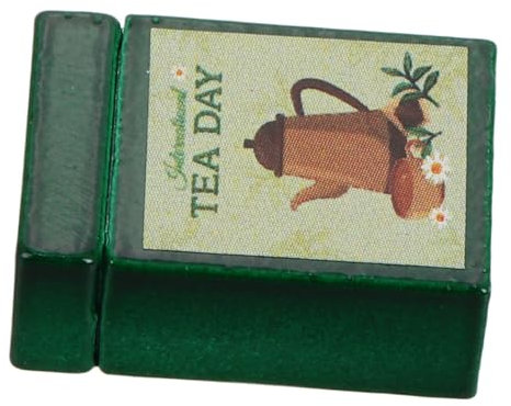 Abaodam Maison De Poupée Maison Mini Alimentaire Mini Bidons De Cuisine Miniature Bouteille Petit Organisateur De Stockage Faux Pot De Thé Modèle Maison De Poupée
