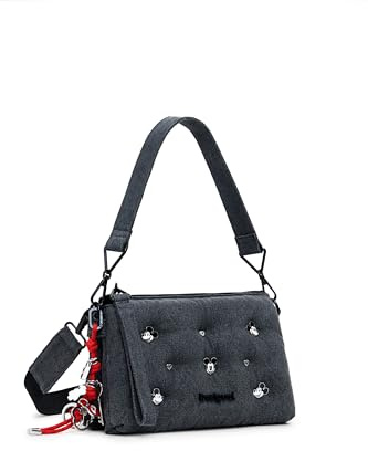 Desigual Bag_Mickey, Acrosbodybag für Damen, Schwarz