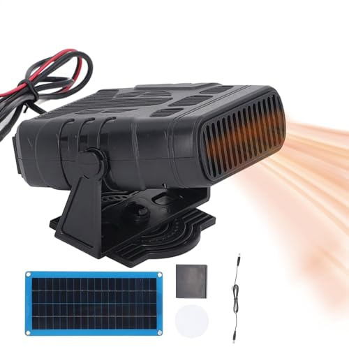 Portable Solar Panel Heater, 30W Single for Crystal Solar Panel, Drying Heating Pet House Warm Wind Gear, Portable HeaterPanel Greenhouse Kit