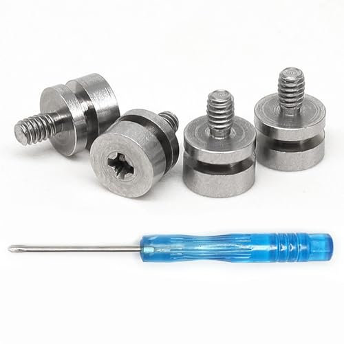 Awxlumv 4PCS M.2 Screw Kit, NVMe M.2 SSD Mounting Screws for Asus Gigabyte ASRock Msi Motherboards (Cross Recessed)