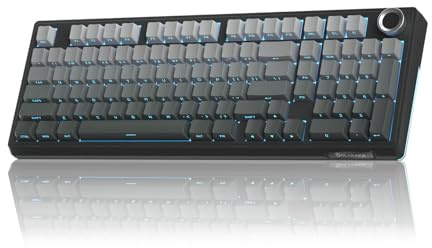 SOLAKAKA KI99 Pro Clavier mécanique sans fil à 96 %, clavier de jeu RVB, commutateurs pré-lubrifiés remplaçables à chaud, structure d'étanchéité, claviers crémeux pour joueur/PC/ordinateur portable
