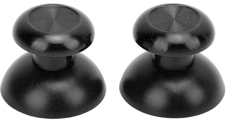 CFTGIW 6 Stück Metall-Thumbsticks 2 Standard 2 Low Dome High Dome Aluminiumlegierung Thumbsticks Ersatz für Controller Silberne Thumbsticks, die Kompatibel Sind, Sind Eli Metal ThumbsticksController