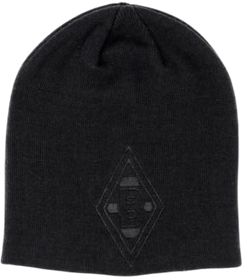 Borussia Mönchengladbach Fanmütze „Big Logo“ | Offizieller Fanartikel Fohlenshop | Tonal gesticktes XXL-Vereinslogo | Stylisch, warm & Unisex