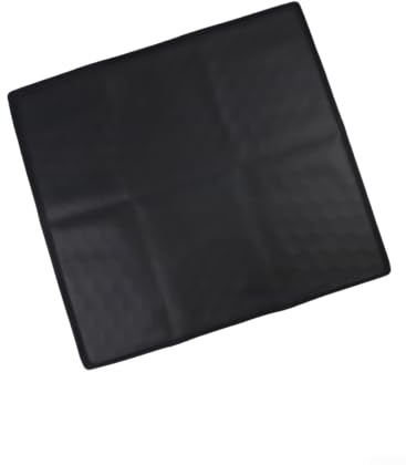 Toilettenmatte für den Nachttisch, rutschfeste Silikon-WC-Vorleger mit erhöhten Kanten für sicheren und sicheren Gebrauch (65 x 60 cm, schwarz)