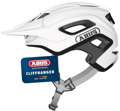 ABUS MTB-Helm Cliffhanger - Fahrradhelm für anspruchsvolle Trails - mit großen Lüftungsöffnungen & TriVider Riemensystem - für Damen und Herren