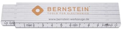 Bernstein Zollstock, 1 m Kunststoff, 7-503 | Maße eingeklappt 130 x 13 mm | Länge 1000 m | Gewicht 60 g