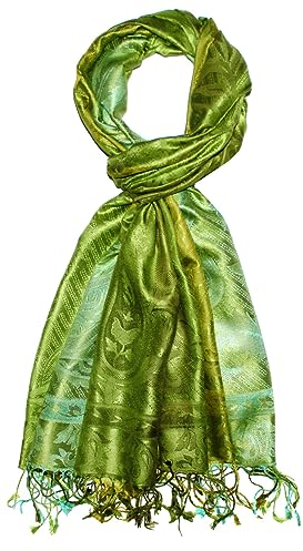 Lorenzo Cana Herren Schal Schaltuch jacquard gewebt 100% Seide 70 x 190 cm Paisley Muster Seidenschal Seidentuch Seidenpashmina harmonische Farben 782071133