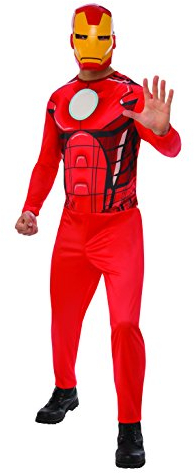 Rubies I-820957XL Iron Man Costume, Cartoon, Multicoloured, XL