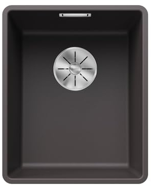 BLANCO 523417 Fregadero Cocina, Gris Roca, 320 mm