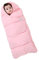 Lazeny Neugeborenes Baby Schlafsack Daunen Baumwolle Wickeln Swaddle Decke Winter Warme Verdicken Schlummersäcke Kuscheldecke für Kinderwagen, Autositz, Krippe, Bett, Körbchen,95x45cm-Rosa