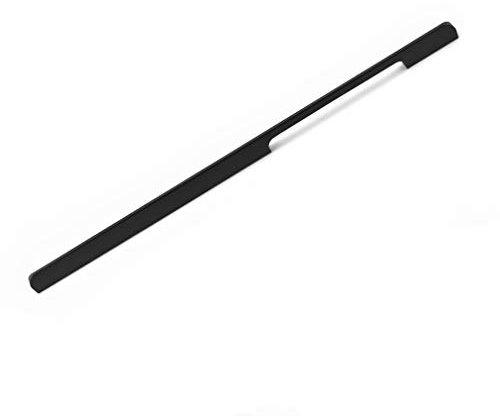 Extra Long Kitchen Cabinet Door Handle,Aluminum Alloy Cupboards Drawers Bedroom Furniture Pull Handles,Bar Bathroom Door Closet Wardrobe Door Knobs,Two Colors,Multiple Sizes (Hole Center 512mm,Black)