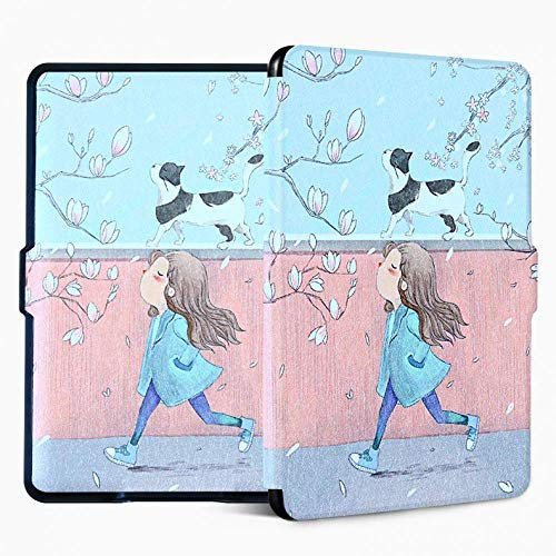 EKH Custodia in pelle per e-book Kindle Kindle Paperwhite 4 [10Th Generation-2018] Sonno ultrasottile