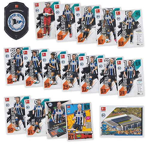 Match Attax Fußball Bundesliga 2021/2022 - Bielefeld Sammelkarten Set - 18 Karten inkl. Stadion Club u.a.