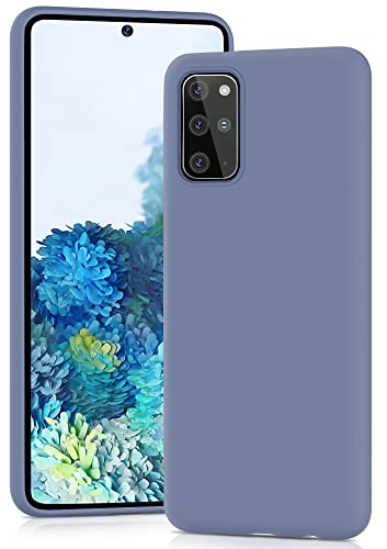 YATWIN für Samsung Galaxy S20 Plus Hülle, Premium Silikon Handyhülle mit Kameraschutz, Seidig-Weicher Berühren Ultra Dünne Stoßfeste Kratzfeste Schutzhülle, Lavendelgrau