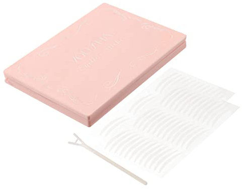 minkissy 240 Pairs Glue Tape Eyelid Tape with Mirror Invisible Eyelid Sticker Beauty Tools Eyelid Tape and Mirror Double Eyelid Beauty Stickers