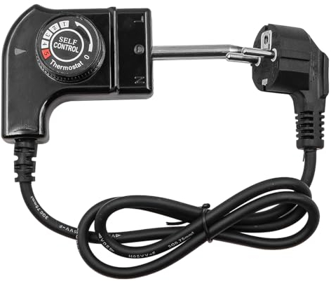 WANGCL Termostato per Piastra elettrica Esterna Cavo di Alimentazione per Controllo della Temperatura Regolabile 1M per Piastre elettriche
