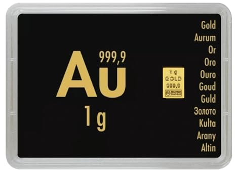 Gold zum Verschenken – Goldbarren in Motivbox - Echtheitsgarantie - Tolle Geschenkidee - Geschenkbeutel - Feingold 999,9