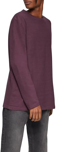 QS Langarmshirt aus Struktur-Jersey