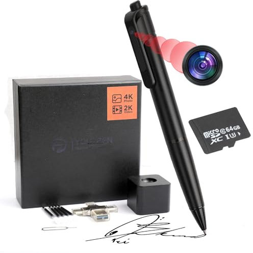 WatchfuVision 2K Camera 64GB HD Security Cam Portable Camera and Picture Taking for Indoor