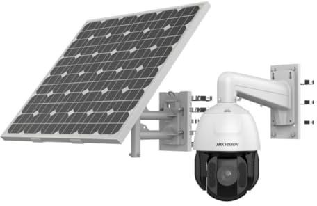 Hikvision Cámara de Seguridad IP Solar PTZ 4MP 25X 4.8~120mm Exterior IP66 - DS-2DE5425IWG-K/4G