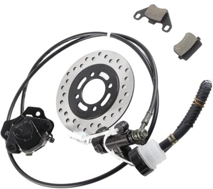 Hydraulisches Scheibenbremsen-Set, Professionelles, Universelles, Stabiles Metall-Scheibenbremssattelsystem für 50 Bis 250 ATV Quad Go Kart