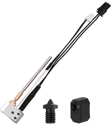 Hotend Kit für Prusa I3 MK4/XL, Hot End Kit Montage, Bimetall Wärmepause, 24 V, 40 W, Heizpatrone, Thermistor, Düse aus gehärtetem Stahl, Extruder-Kit für MK4, MK4 XL