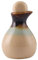 Generic Bouteille d'huile raffinée, flacon compte-gouttes en céramique, distributeur d'huile essentielle (blanc)