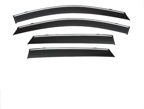 DuanRQ Set di 4 Deflettori d'Aria Adesivi per Renault Captur 2019-2022, Deflettori D’Aria Finestrino Laterale Visiera Sun Pioggia Guard Ombra Scudo
