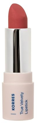 KORRES True Velvety Lipstick Blush Pink 16, pinker Lippenstift mit intensiver Farbe & cremiger Textur, hohe Deckkraft & Semi-mattes Finish, vegan, 3g