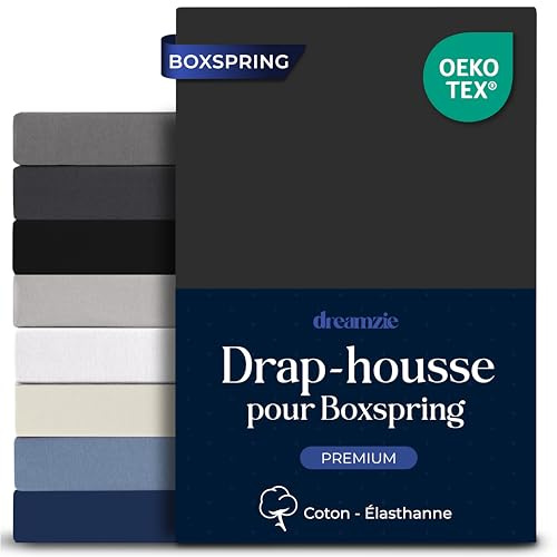 Dreamzie - Spannbettlaken Boxspringbett - 180x200 - Baumwolle Elasthan