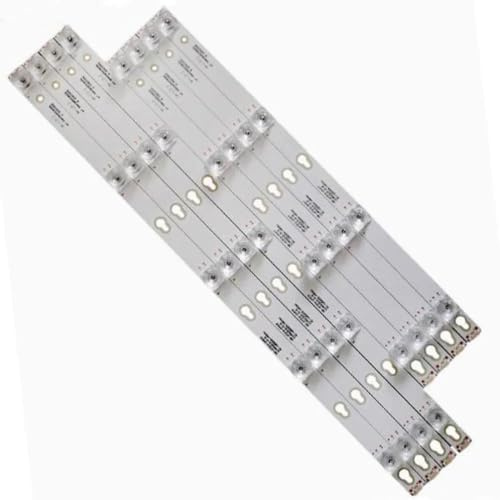 HCGX 8-Piece LED Backlight Strips for 50 TVs 50D2900, 50P62US, 4C-LB5005, Replacement TV Screen Bar Kit(3TV(24PCS))