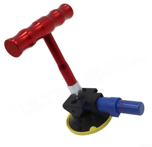 dilatatore auto con ventosa a T manico in metallo strumento di riparazione per auto moto carrozzeria danni grandine urti rimozione officina