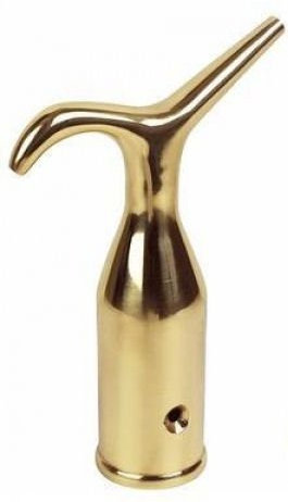 Solid Brass Pole Hook for use with Fanlight Catch