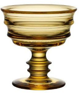 Kosta Boda 7051317 By Me Bowl Servierschüssel, Glas, bernsteinfarben