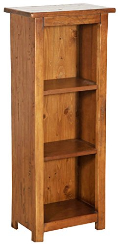 Biscottini Holzregal, hergestellt in Italien, Regale aus Massivholz, 98 x 25 x 40 cm, Bücherregal, Holzregale