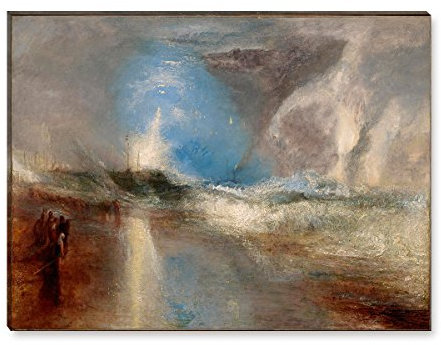 Wandkings Leinwandbilder von Joseph Mallord William Turner - Wähle ein Motiv & Größe: Rockets and Blue Lights - 40 x 30 cm