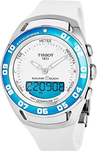 Tissot Unisex Erwachsene Analog-Digital Quarz Uhr mit Gummi Armband T056.420.27.011.00