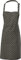 REDBEST Schürze Punkte, 100% Baumwolle grau Größe 75x90 cm - verstellbare Halsschlaufe, große aufgesetzte Tasche, robustes, glattes Gewebe (weitere Farben)