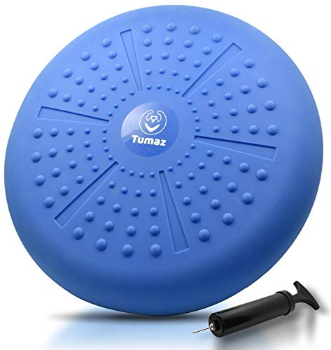 Tumaz Ballsitzkissen Verbesserung der Sitzhaltung und Erhöhung der Aufmerksamkeit, LuftSitzkissen für Physiotherapie Linderung von Rückenschmerzen und zur Kräftigung der Rumpfmuskulatur
