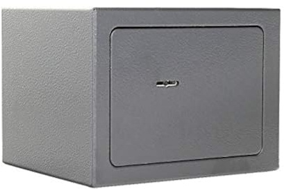 HomeDesign Möbeltresor Doppelbartschloss HDS-H10, Anthrazit, BxH 230x170 mm, Befestigungsmaterial inklusive, bedingter Feuerschutz