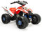 INJUSA - Quad Électrique pour Enfants de 3 à 5 Ans Honda à Batterie 12V | Pédale Accélérateur | Marche Arrière | Roues Plastique avec Bandes de Caoutchouc | Frein Électrique | 6 km/h | Rouge (66017)