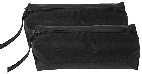 SUPERTOOL Paquete de 2 bolsas organizadoras de herramientas de lona para herramientas, multiusos, resistentes, con lazo para colgar llaves, destornilladores, etc