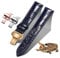 BINLUN Leder Uhrenarmband Echtes Krokodilleder Uhrenarmbänder Alligator Lederarmband für Herren Damen Schnellverschluss Faltschließe 3 Farben Handgemacht Klassische Mode 18mm 19mm 20mm 21mm 22mm 24mm