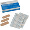 Hekaplast Pflaster Strips 2,5x7,2 cm (100 Stück), elastische Wundpflaster im Set zur Versorgung von kleinen Wunden, hautfarbene Pflaster